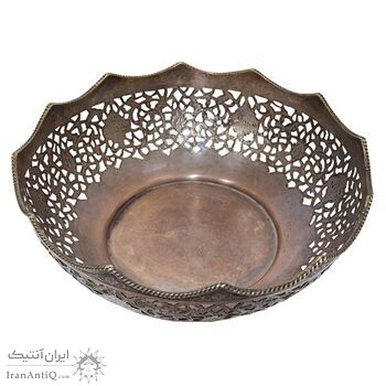کاسه نقره قلمزنی طرح مشبک کاسه نقره قلمزنی طرح مشبک