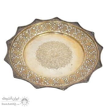 بشقاب نقره قلمزنی طرح مشبک بشقاب نقره قلمزنی طرح مشبک