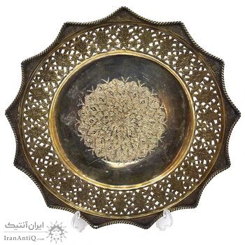 بشقاب نقره قلمزنی طرح مشبک بشقاب نقره قلمزنی طرح مشبک