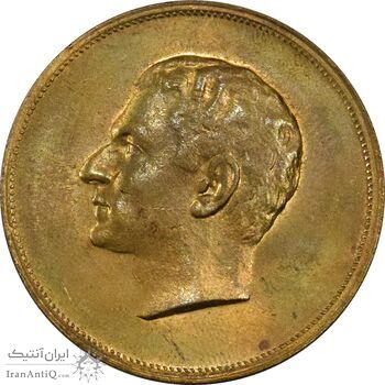 مدال برنز بیست و پنجمین سال سلطنت 1344 - MS63 - محمدرضا شاه