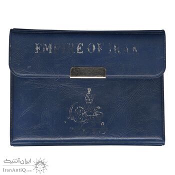 مدال نقره 50 ریال جشنهای 2500 ساله 1350 (با کاور فابریک) - PF65 - محمد رضا شاه