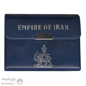 مدال نقره 100 ریال جشنهای 2500 ساله 1350 (با کاور فابریک) - PF66 - محمد رضا شاه