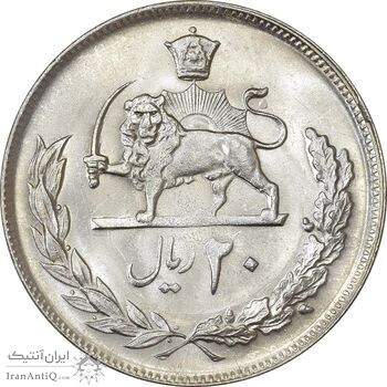 سکه 20 ریال 1352 (عددی) - MS62 - محمد رضا شاه سکه 20 ریال 1352 (عددی) - MS62 - محمد رضا شاه