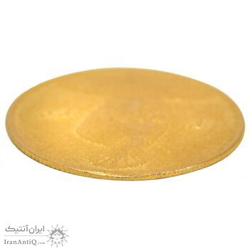 سکه طلا 5000 دینار 1335 تصویری - AU58 - احمد شاه