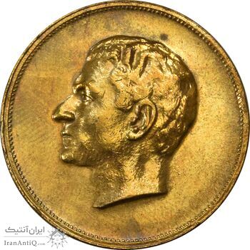 مدال برنز بیست و پنجمین سال سلطنت 1344 - EF45 - محمدرضا شاه