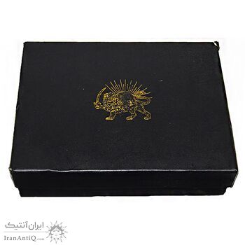 مدال برنزی یادبود رضا شاه (با جعبه فابریک) 1384 - UNC