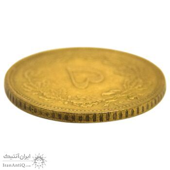 سکه 5 دینار 1316 (6 بزرگ) - EF45 - رضا شاه