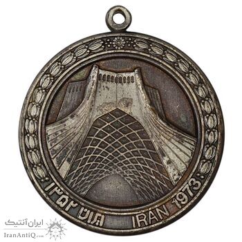 مدال آویز پانزدهمین دوره مسابقات فوتبال جوانان آسیا - نقره ای - AU - محمد رضا شاه