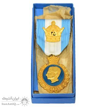 نشان بیست و پنجمین سال سلطنت - UNC - محمد رضا شاه