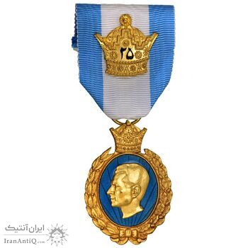 نشان بیست و پنجمین سال سلطنت - UNC - محمد رضا شاه