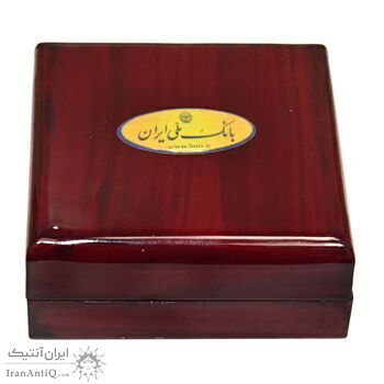 مدال نقره یادبود هشتاد و پنجمین سالگرد تاسیس بانک ملی ایران (با جعبه فابریک)  - UNC - جمهوری اسلامی