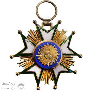 نشان تاج درجه پنج 1332 - AU50 - احمد شاه