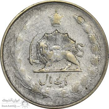 سکه 1 ریال 1324 - VF35 - محمد رضا شاه