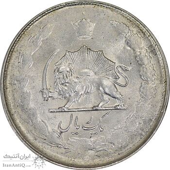 سکه 1 ریال 1327 نقره - MS62 - محمد رضا شاه سکه 1 ریال 1327 نقره - MS62 - محمد رضا شاه