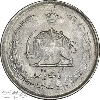 سکه 1 ریال 1323 - MS62 - محمد رضا شاه سکه 1 ریال 1323 - MS62 - محمد رضا شاه