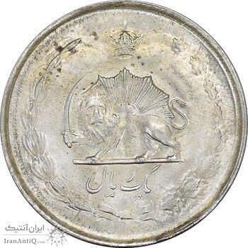 سکه 1 ریال 1323 - MS63 - محمد رضا شاه