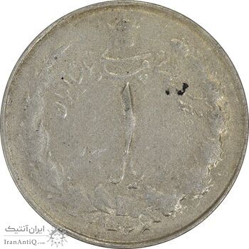 سکه 1 ریال 1325 - VF30 - محمد رضا شاه