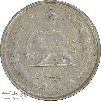 سکه 1 ریال 1325 - VF30 - محمد رضا شاه