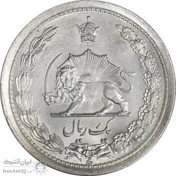 سکه 1 ریال 1310 - MS62 - رضا شاه