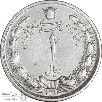 سکه 1 ریال 1312 - VF30 - رضا شاه سکه 1 ریال 1312 - VF30 - رضا شاه