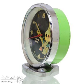 ساعت رومیزی کوکی مدل عروسکی (چشم متحرک)  مارک هیرو