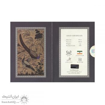 تمبر نقره مهاتما گاندی 1396 - پنج گرمی