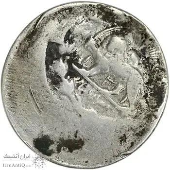 سکه 2000 دینار 131 خطی (خارج از مرکز) - VF25 - مظفرالدین شاه