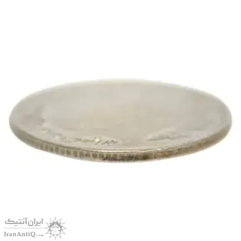 سکه 1000 دینار 1323 تصویری - EF40 - مظفرالدین شاه