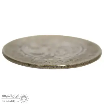 سکه 1000 دینار بدون تاریخ خطی (ِیک تاج) - VF20 - مظفرالدین شاه