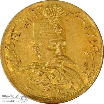 سکه طلا 1 تومان 1316 تصویری - MS62 - مظفرالدین شاه