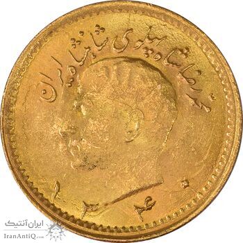 سکه طلا ربع پهلوی 1340 - MS61 - محمد رضا شاه
