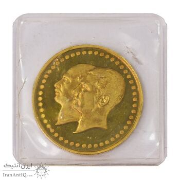 مدال طلا 5 گرمی بانک ملی (با پلمپ) - PF65 - محمد رضا شاه