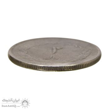 سکه 2 ریال 1334 مصدقی (چرخش 80 درجه) - MS64 - محمد رضا شاه