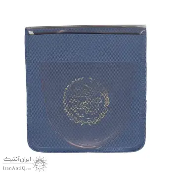 مدال نقره نوروز 1350 چوگان (با کاور فابریک) - MS63 - محمد رضا شاه