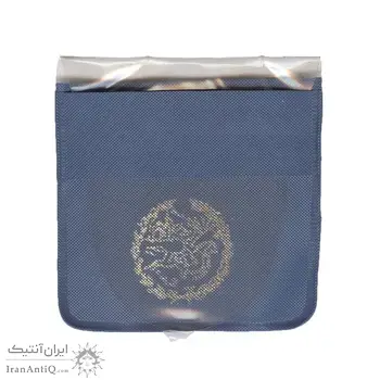 مدال نقره نوروز 1351 چوگان (با کاور فابریک) - AU58 - محمد رضا شاه