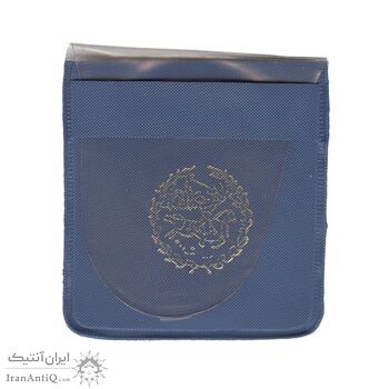 مدال نقره نوروز 1355 چوگان (با کاور فابریک) - MS63 - محمد رضا شاه