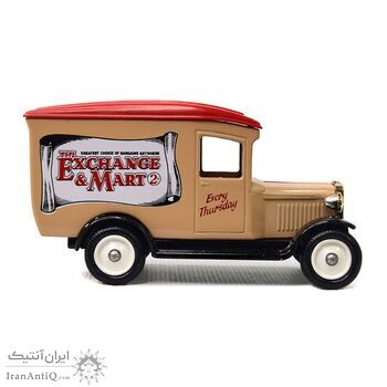 ماشین اسباب بازی آنتیک طرح تبلیغاتی the exchange and mart - کد 023523