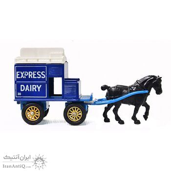کالسکه اسباب بازی آنتیک طرح express dairy - کد 023525 کالسکه اسباب بازی آنتیک طرح express dairy - کد 023525