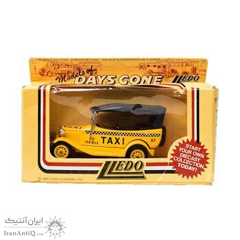 ماشین اسباب بازی آنتیک طرح taxi - کد 023535