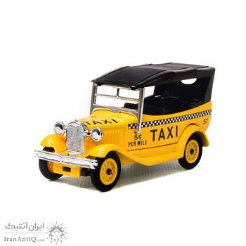 ماشین اسباب بازی آنتیک طرح taxi - کد 023535