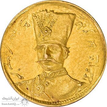 سکه طلا 1 تومان 1297 - MS61 - ناصرالدین شاه