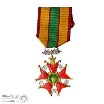 نشان خدمت شهربانی درجه دو (ضرب سوئد) - AU - محمد رضا شاه