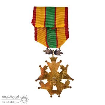 نشان خدمت شهربانی درجه دو (ضرب سوئد) - AU - محمد رضا شاه