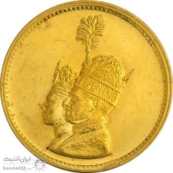 مدال طلا تاجگذاری 1346 - MS63 - محمد رضا شاه مدال طلا تاجگذاری 1346 - MS63 - محمد رضا شاه