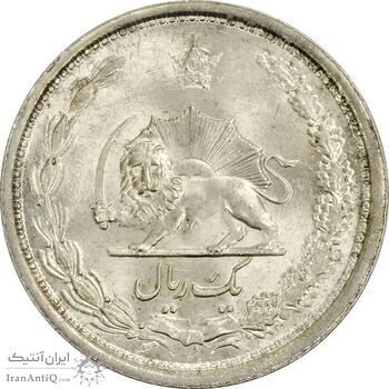 سکه 1 ریال 1313 - MS63 - رضا شاه