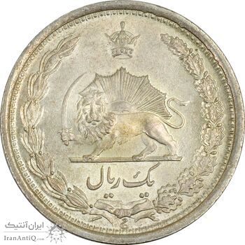 سکه 1 ریال 1312 - MS62 - رضا شاه