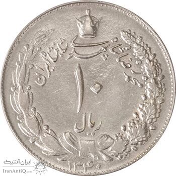 سکه 10 ریال 1340 - AU58 - محمد رضا شاه