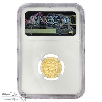 سکه طلا 1 تومان 1314 خطی - NGC - MS62 - مظفرالدین شاه