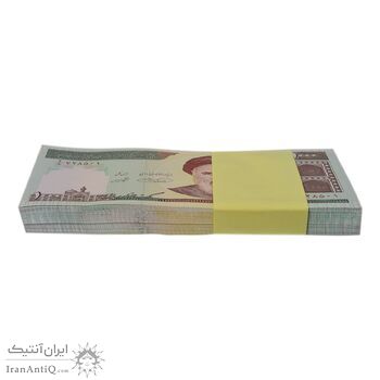 بسته اسکناس 1000 ریال (محمدخان - نوربخش) - UNC - جمهوری اسلامی