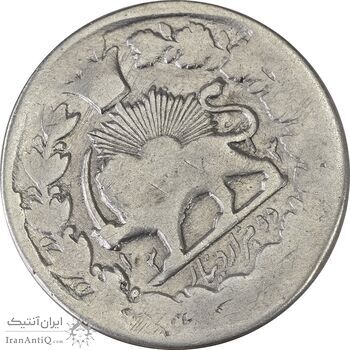 سکه 2000 دینار 1313 صاحبقران - VF20 - ناصرالدین شاه